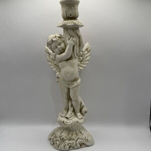 Vintage Victorian Cherub Angel Figurines Carraro Made in Italy.